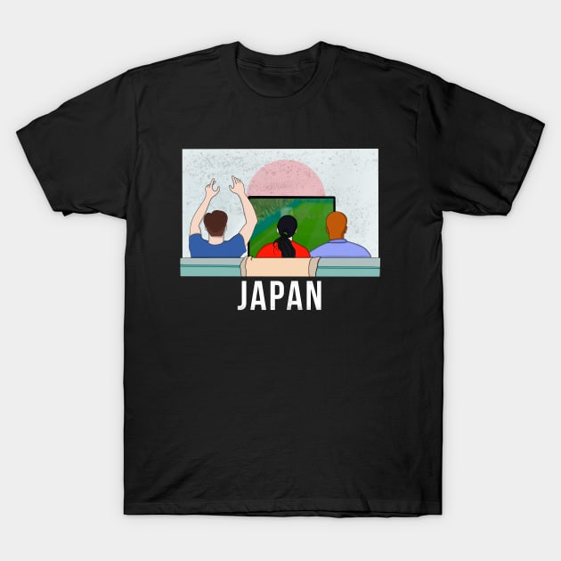 Japan Fans T-Shirt by DiegoCarvalho